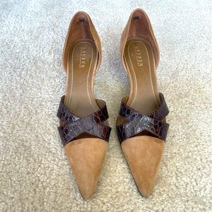 Lauren beige pumps